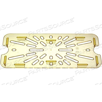 1/3 SIZE DRAIN SHELF 150 HIGH HEAT AMBER by Cambro