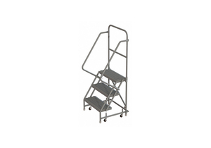 ROLLING LADDER 3 STEP STEEL SERRATED by Tri-Arc ROLLING LADDER 3 STEP STEEL SERRATED by Tri-Arc