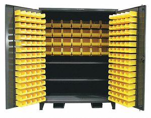 BIN CABINET SHELVING 78 H 60 W 36 D by Strong Hold