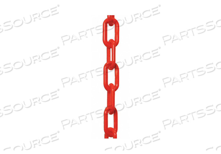 PLASTIC CHAIN 1-1/2 IN X 50 FT RED by Mr. Chain PLASTIC CHAIN 1-1/2 IN X 50 FT RED by Mr. Chain