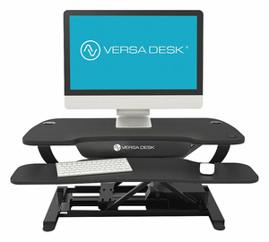 ELECTRIC ADJ DESK CONVERTER 48 W BLK by Versa Products, Inc.