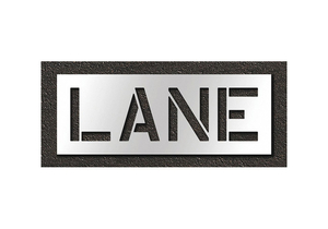 PAVEMENT STENCIL LANE by RAE Products & Chemicals Corp.