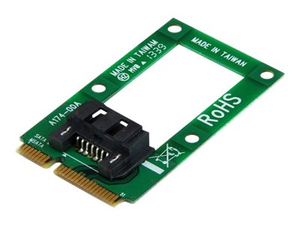 MSATA TO SATA HDD/SSD ADAPTER - MINI SATA TO SATA CONVERTER - STORAGE CONTROLLER - 1 CHANNEL - MSATA - 6 GBPS - SATA 6GB/S by StarTech.com Ltd. MSATA TO SATA HDD/SSD ADAPTER - MINI SATA TO SATA CONVERTER - STORAGE CONTROLLER - 1 CHANNEL - MSATA - 6 GBPS - SATA 6GB/S by StarTech.com Ltd.