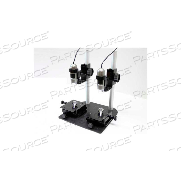 DINO-LITE DUAL SCOPE TABLE TOP COMPARISON STAND WITH XY BASE 