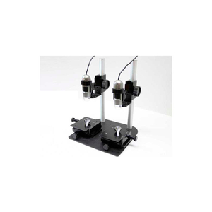 DINO-LITE DUAL SCOPE TABLE TOP COMPARISON STAND WITH XY BASE by Dunwell Tech - Dino Lite