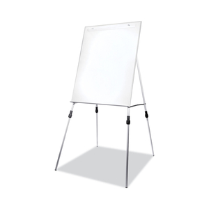 ADJUSTABLE DRY ERASE BOARD, 27.5 X 32 BOARD, WHITE SURFACE WITH ALUMINUM FRAME by Flipside Products Inc