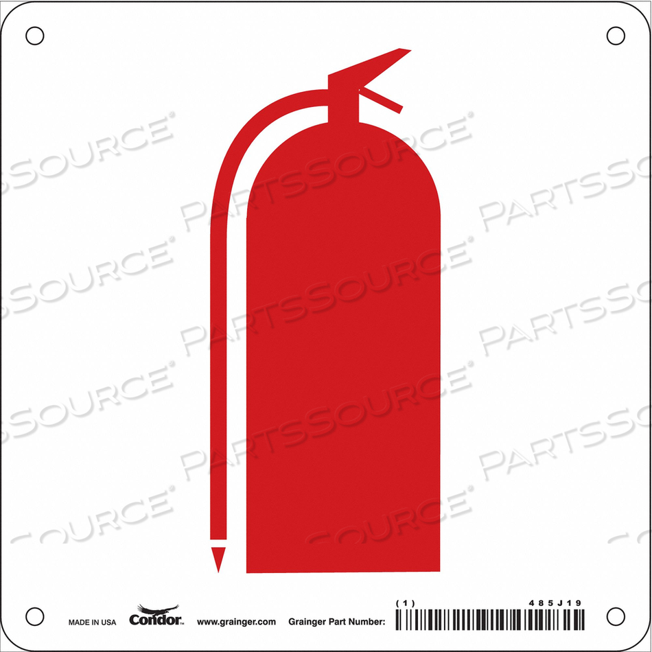 SAFETY SIGN 7 WX7 H 0.032 THICK 