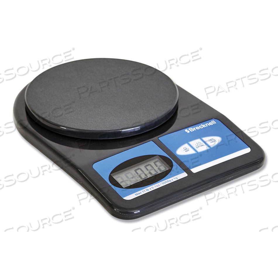 MODEL 311 -- 11 LB. POSTAL/SHIPPING SCALE, ROUND PLATFORM, 6" DIA by Brecknell