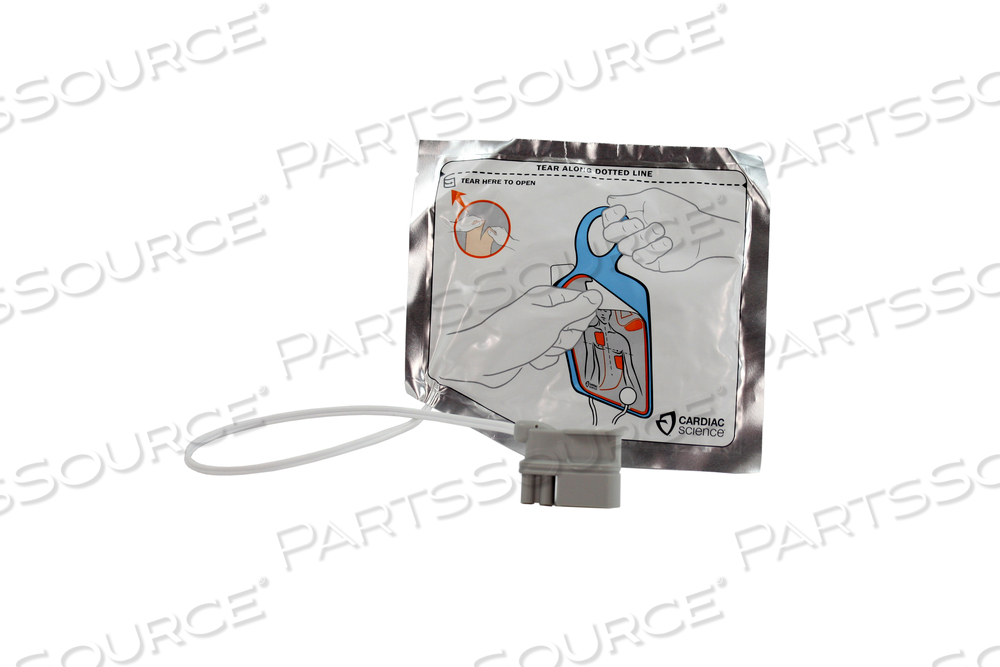 POWERHEART G5 INTELLISENSE? ADULT DEFIBRILLATION PADS. NON-POLARIZED PADS FOR USE WITH THE POWERHEART G5 TO DELIVER DEFIBRILLATION THERAPY. 2 YEAR SHELF LIFE. by Cardiac Science / Powerheart (Opto Cardiac Care Limited)