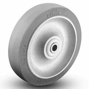 2 SERIES WHEEL - 2-1/2 X 1-1/4 PERFORMA RUBBER 3/8 DELRIN BUSHING - GRAY by Colson