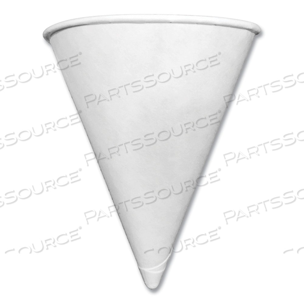 PAPER CONE CUPS, 3.2 OZ, WHITE by Coffee Pro