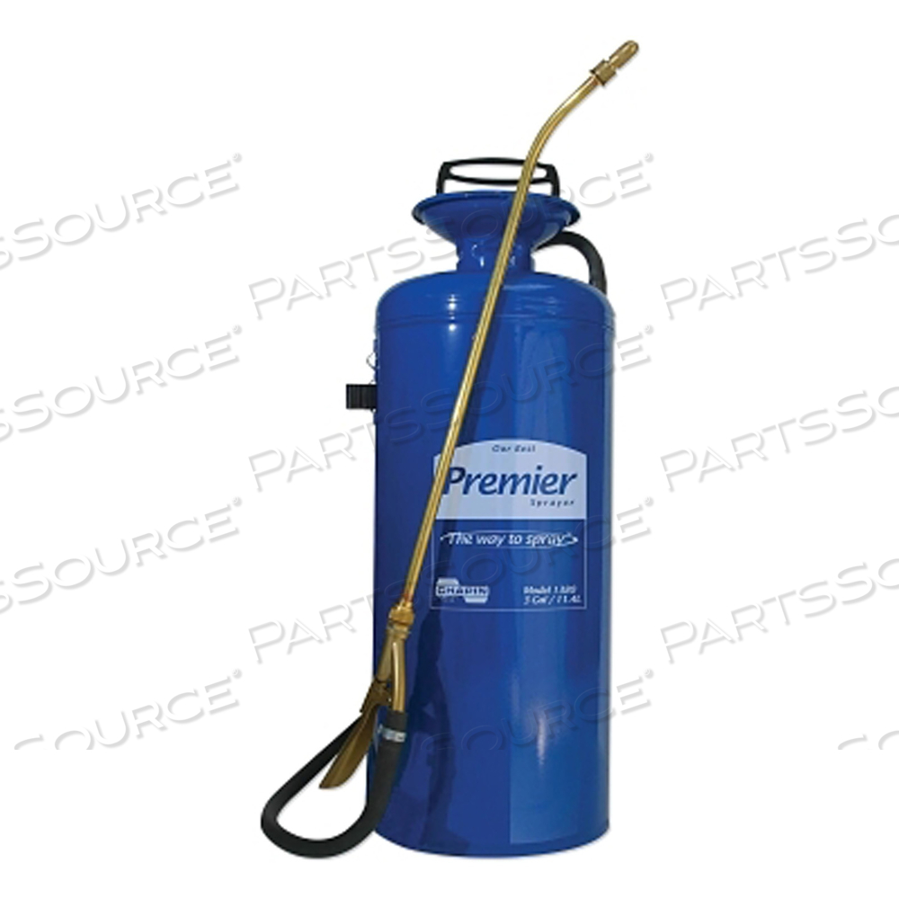 PREMIER PRO TRI-POXY STEEL SPRAYER, 3 GAL, 18 IN EXTENSION, 42 IN HOSE by Chapin International