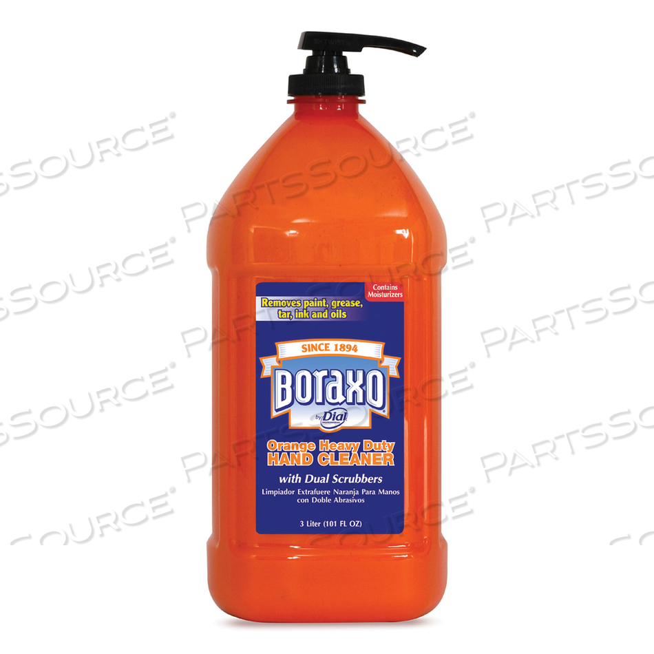 ORANGE HEAVY DUTY HAND CLEANER, 3 L PUMP BOTTLE by Boraxo