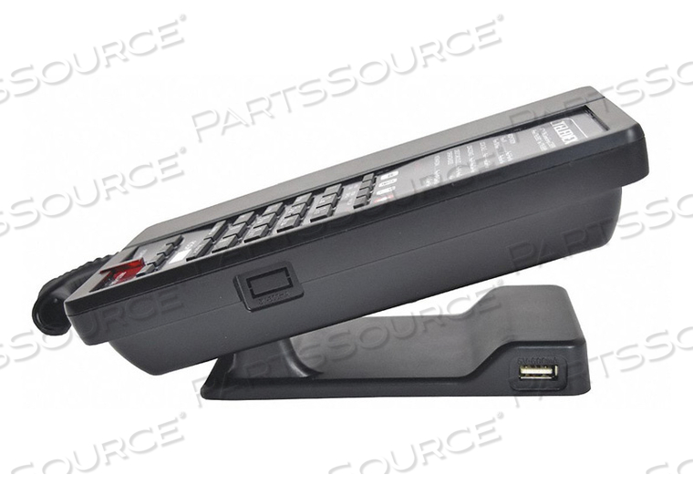 TELEPHONE BLACK PLASTIC ANALOG PSTN by Cetis