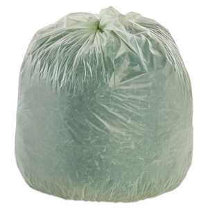 ECOSAFE-6400 BAGS, 30 GAL, 1.1 MIL, 30" X 39", GREEN, 48/BOX by Envision ECOSAFE-6400 BAGS, 30 GAL, 1.1 MIL, 30" X 39", GREEN, 48/BOX by Envision