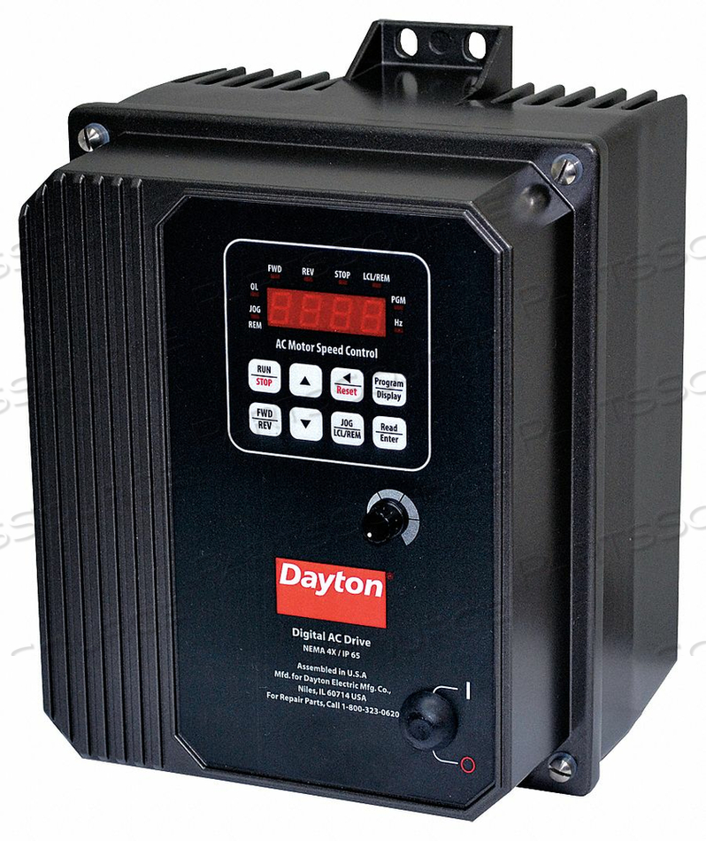 VARIABLE FREQ DRIVE 3HP 208-240V by DAYTON ELECTRIC MANUFACTURING CO