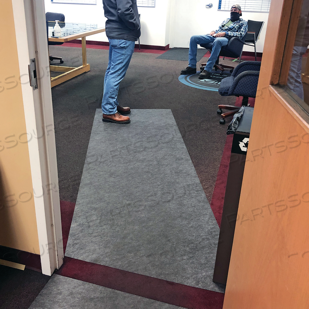 PIG CARPET PROTECTION ULTRA-DUTY ADHESIVE-BACKED GRIPPY FLOOR MAT STARTER PACK by New Pig Corporation PIG CARPET PROTECTION ULTRA-DUTY ADHESIVE-BACKED GRIPPY FLOOR MAT STARTER PACK by New Pig Corporation