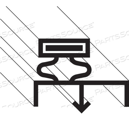 GASKET 12 1/2 IN X 24 1/4 IN by Continental Refrigerator
