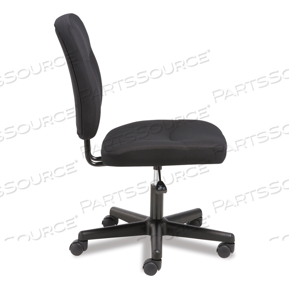 4-OH-ONE MID-BACK ARMLESS TASK CHAIR, SUPPORTS UP TO 250 LB, 15.94" TO 20.67" SEAT HEIGHT, BLACK 