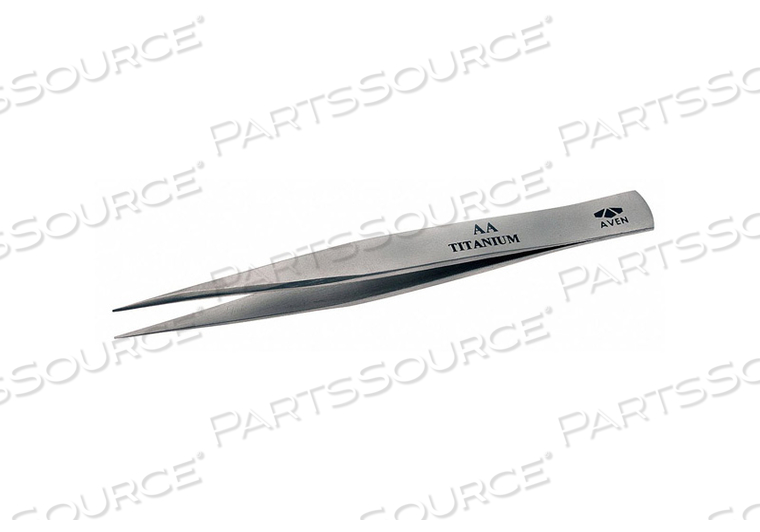 PRECISION TWEEZER TITANIUM 4-1/2 IN by Aven PRECISION TWEEZER TITANIUM 4-1/2 IN by Aven