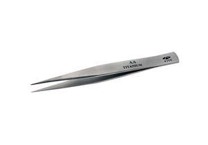 PRECISION TWEEZER TITANIUM 4-1/2 IN by Aven PRECISION TWEEZER TITANIUM 4-1/2 IN by Aven