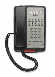 HOSPITALITY FEATURE PHONE BLACK by Cetis