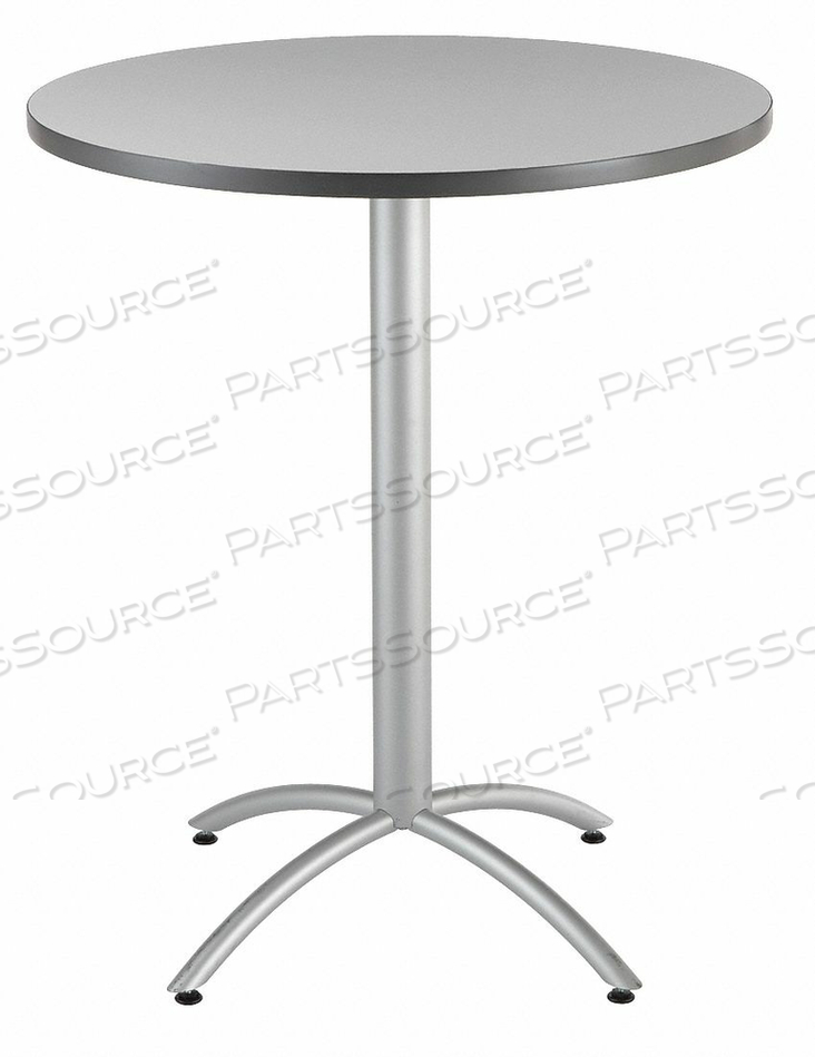 BISTRO TABLE ROUND 42 IN H GRAY by Iceberg Enterprises BISTRO TABLE ROUND 42 IN H GRAY by Iceberg Enterprises