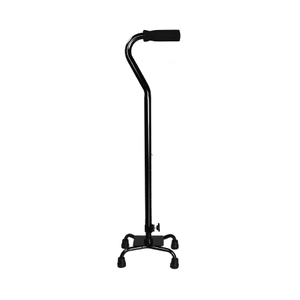 OFFSET QUAD CANE, STEEL, 30 - 39 IN., ADJUSTABLE, BLACK by McKesson