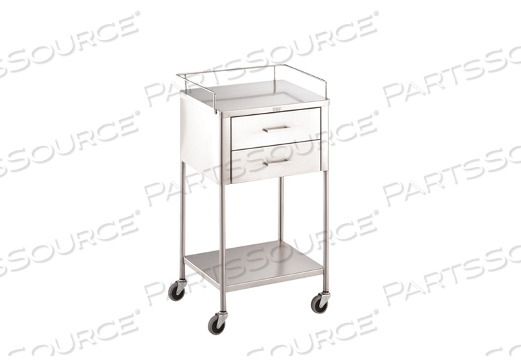 GEORGE TABLE 20"W X 34"H X 16"D W/(2) DRAWERS by Blickman GEORGE TABLE 20"W X 34"H X 16"D W/(2) DRAWERS by Blickman