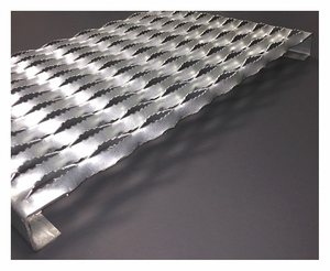 LADDER TREAD CHANNEL, CHANNEL, SERRATED, STEEL by Direct Metals