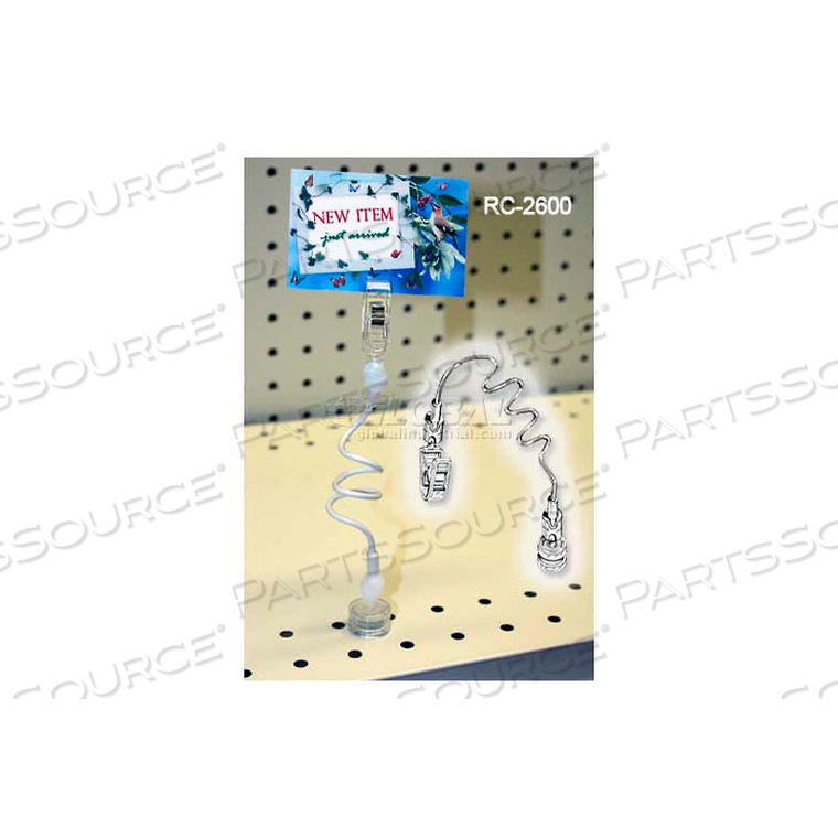 ROTO CLIP SPIRAL WIRE WITH MAGNETIC BASE, 12"L by Clip Strip Corp.