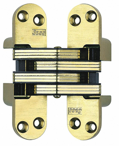 HINGE INVISIBLE SATIN BRASS 4 5/8 IN by Soss