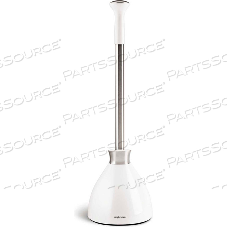 TOILET PLUNGER - WHITE by Simplehuman
