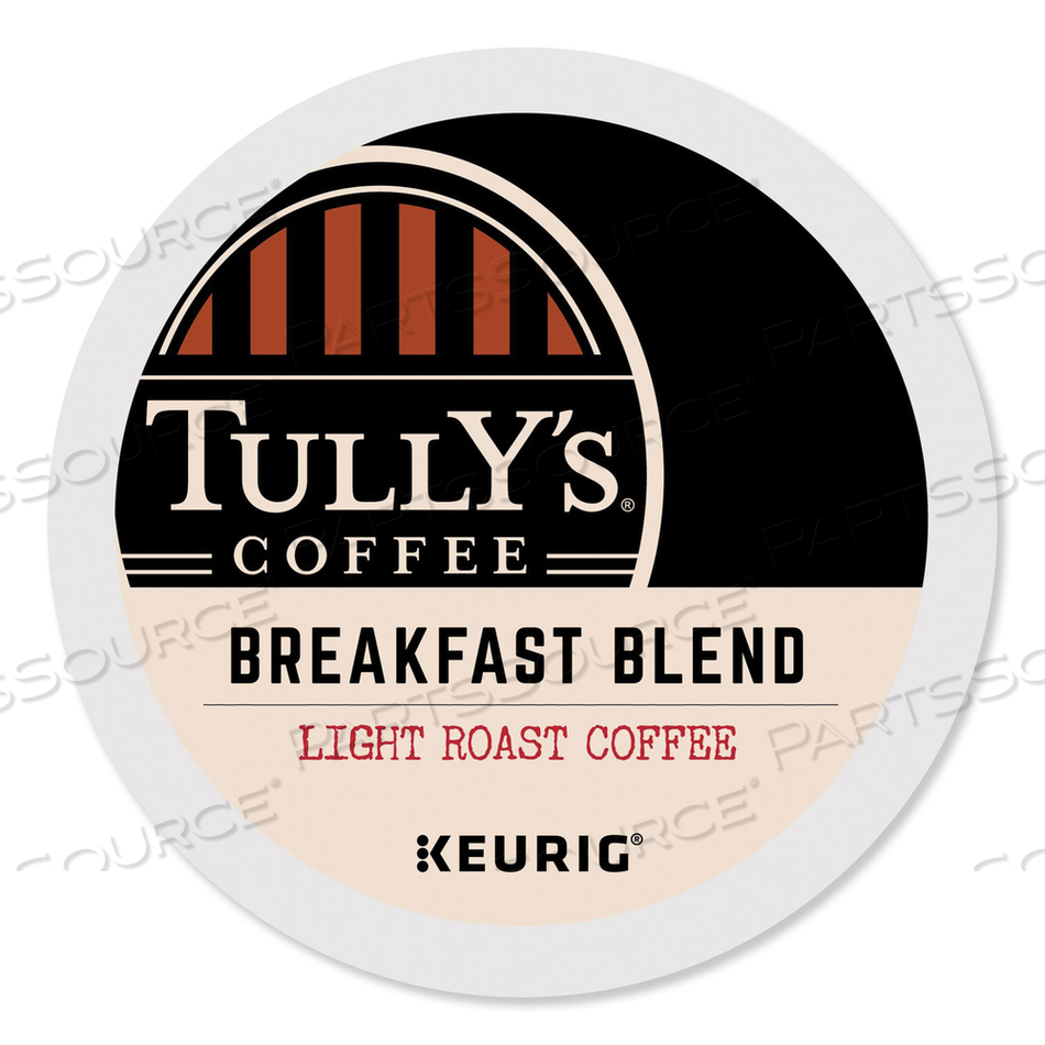 BREAKFAST BLEND COFFEE K-CUPS by Tully's Coffee