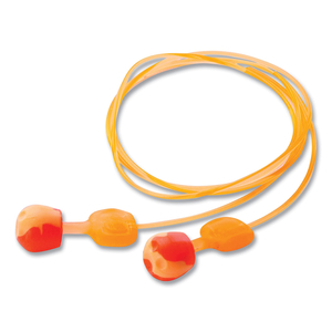 TRUSTFIT POD CORDED REUSABLE FOAM EARPLUGS, ONE SIZE FITS MOST, 28 DB NRR, ORANGE, 1,000/CARTON by Howard Leight