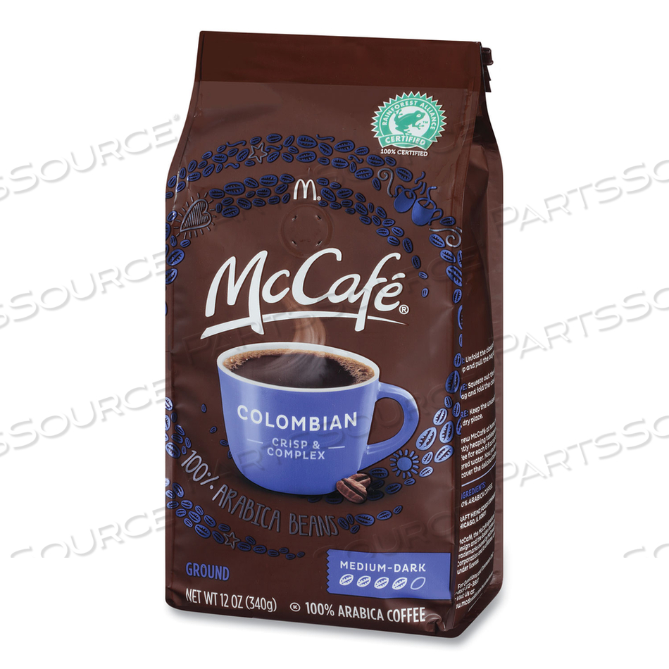 GROUND COFFEE, COLOMBIAN, 12 OZ BAG by McCafe GROUND COFFEE, COLOMBIAN, 12 OZ BAG by McCafe