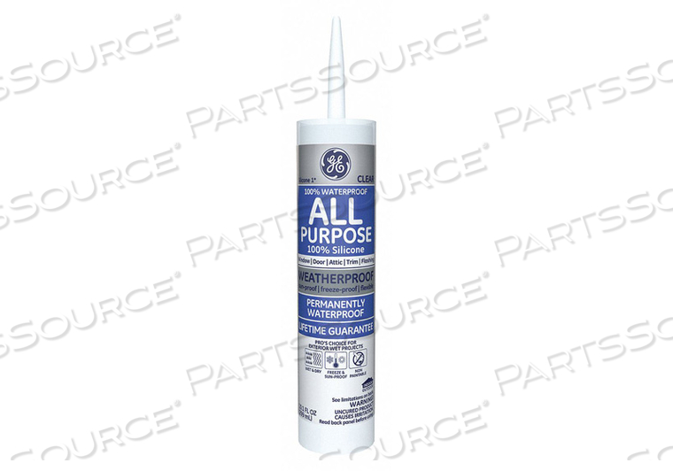 D0269 WINDOW AND DOOR SEALANT 10.1 OZ. CLEAR by General Electric Company D0269 WINDOW AND DOOR SEALANT 10.1 OZ. CLEAR by General Electric Company