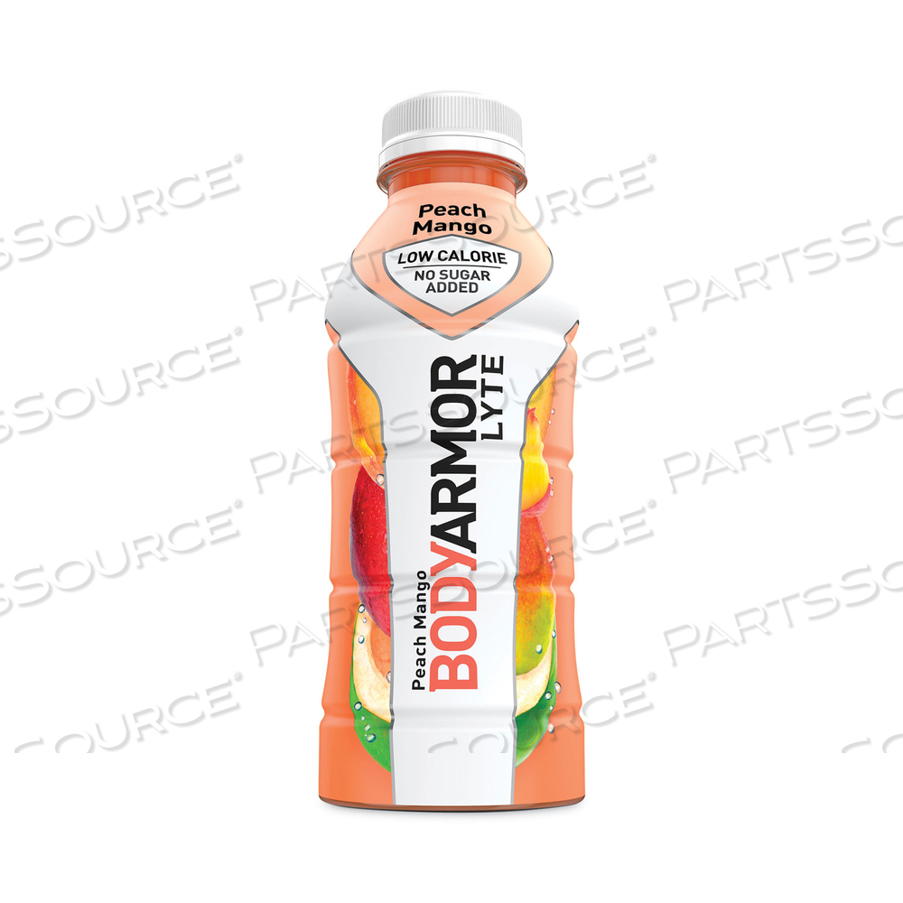LYTE SPORTS DRINK, PEACH MANGO, 16 OZ BOTTLE by BodyArmor