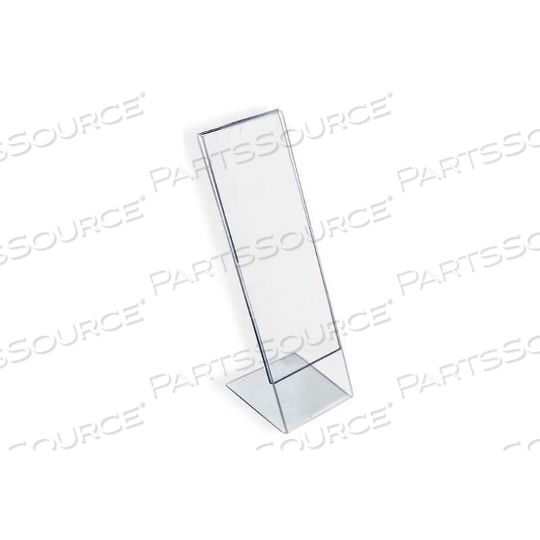 L-SHAPED SIGN HOLDER FOR PHOTO BOOTHS, 2" X 7" - PKG QTY 10 