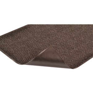CHEVRON INDOOR ENTRANCE MAT 5/16" THICK 4' X 6' CHARCOAL by Notrax