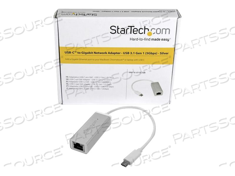 USE THIS SLEEK ALUMINUM CONVERTER TO ADD A GB ETHERNET PORT TO A MACBOOK, CHROME by StarTech.com Ltd. USE THIS SLEEK ALUMINUM CONVERTER TO ADD A GB ETHERNET PORT TO A MACBOOK, CHROME by StarTech.com Ltd.