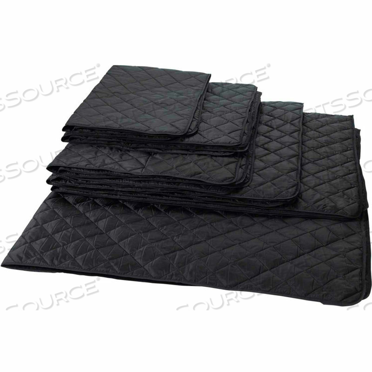 RW PROTECT INSULATED HEAVYWEIGHT BLANKET, BLACK, 6' X 8' by RefrigiWear