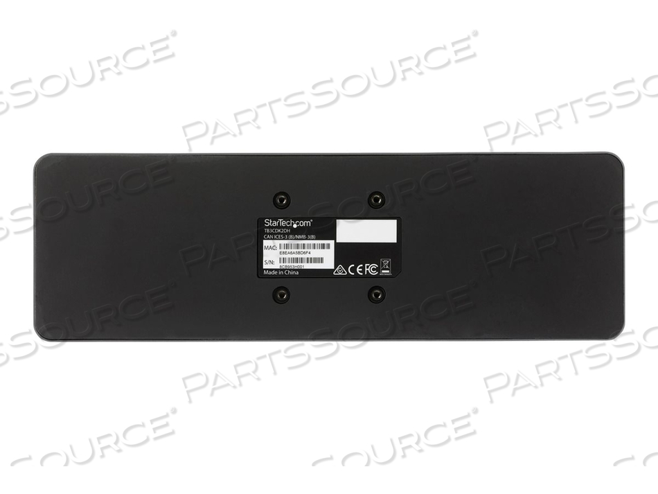 THUNDERBOLT 3 DOCK WITH USB-C HOST COMPATIBILITY, DUAL 4K 60HZ DISPLAYPORT 1.4 OR DUAL HDMI 2.0 MONITORS, SINGLE 8K, TB3/USB-C LAPTOP DOCKIN by StarTech.com Ltd. THUNDERBOLT 3 DOCK WITH USB-C HOST COMPATIBILITY, DUAL 4K 60HZ DISPLAYPORT 1.4 OR DUAL HDMI 2.0 MONITORS, SINGLE 8K, TB3/USB-C LAPTOP DOCKIN by StarTech.com Ltd.