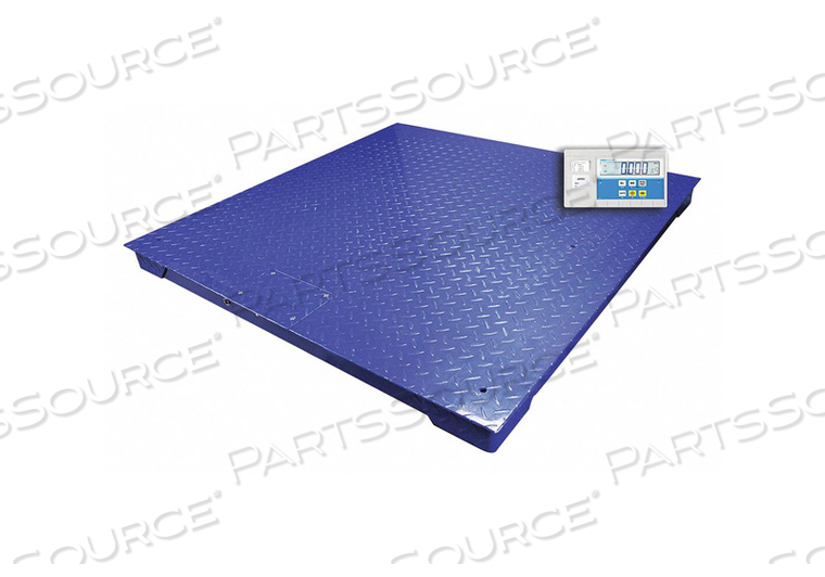 PT SERIES PLATFORM SCALE WITH LCD INDICATOR, 4'X4', 2,500 LB X 0.5 LB by Adam Equipment PT SERIES PLATFORM SCALE WITH LCD INDICATOR, 4'X4', 2,500 LB X 0.5 LB by Adam Equipment