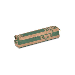 FLAT COIN WRAPPER, $5 DIMES CAPACITY, PRICE PACK OF 1000 by Sparco Products FLAT COIN WRAPPER, $5 DIMES CAPACITY, PRICE PACK OF 1000 by Sparco Products