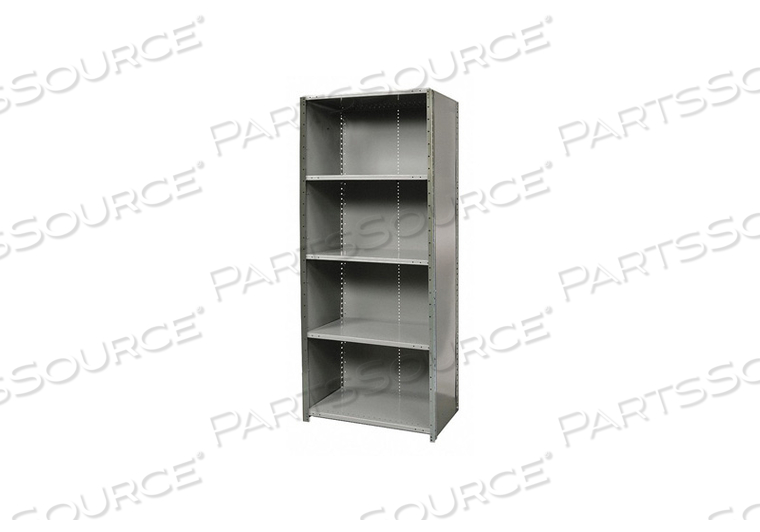 METAL SHELVING CLOSED 87 H 5 SHELF by Hallowell METAL SHELVING CLOSED 87 H 5 SHELF by Hallowell