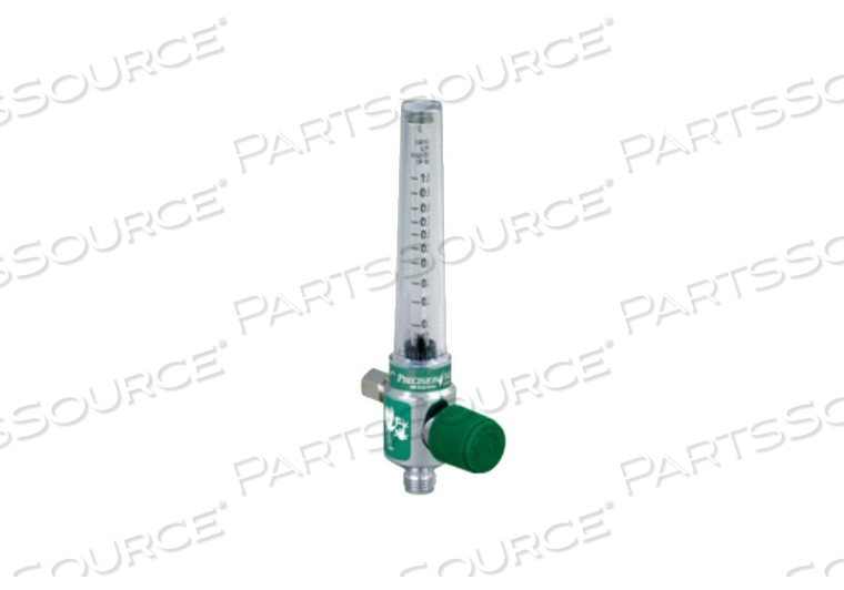 PEDIATRIC FLOWMETER, 0 TO 1 LPM, OXYGEN, CHROME, +/-0.5 LPM by Precision Medical, Inc. PEDIATRIC FLOWMETER, 0 TO 1 LPM, OXYGEN, CHROME, +/-0.5 LPM by Precision Medical, Inc.