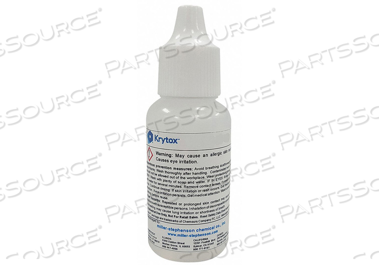 LUBRICANT 1525 DROPPER BOTTLE 8OZ by Krytox