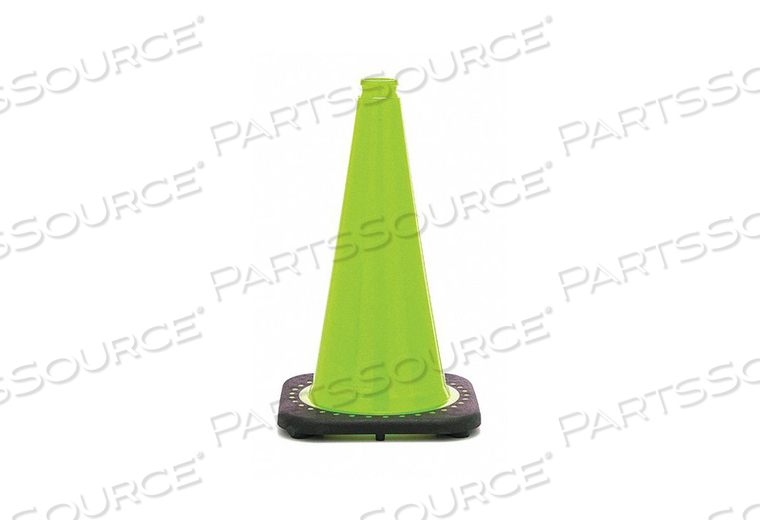 TRAFFIC CONE, NOT APPROVED FOR ROADWAY USE, NON-REFLECTIVE, GRIP TOP WITH BLACK BASE, 18 IN CONE HT by JBC Safety Plastic, Inc. TRAFFIC CONE, NOT APPROVED FOR ROADWAY USE, NON-REFLECTIVE, GRIP TOP WITH BLACK BASE, 18 IN CONE HT by JBC Safety Plastic, Inc.