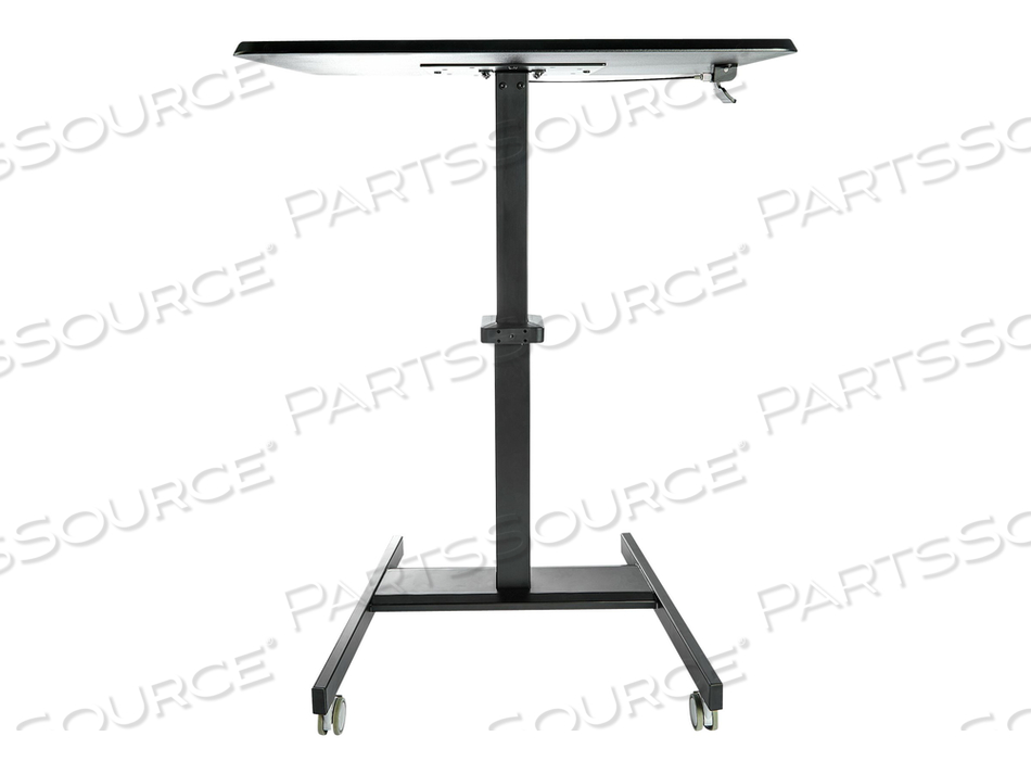 MOBILE STANDING DESK, PORTABLE SIT STAND ERGONOMIC HEIGHT ADJUSTABLE CART ON WHEELS, ROLLING COMPUTER/LAPTOP WORKSTATION TABLE WITH LOCKING  by StarTech.com Ltd.